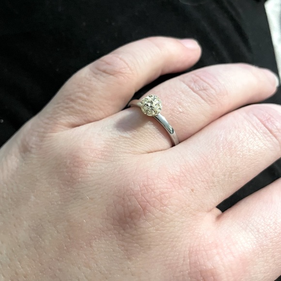 Tocara Chanelle RR32222 Stainless Steel & Crystalux Ring | Size 6 | C$20 - Picture 1 of 3